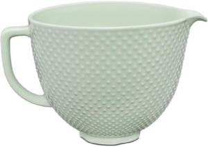 Bol de ceramica KitchenAid 4.7L, Jade Verde, pentru masini de facut paine