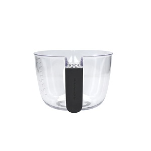 Bol de mixare KitchenAid 2L cu maner antiderapant si indicatori de masurare Negru - Img 2