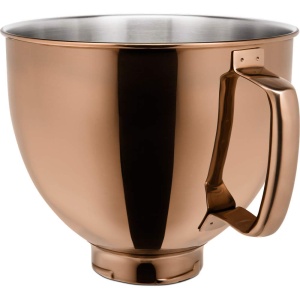 Bol din otel inoxidabil KitchenAid 5KSM5SSBRC 48L Radiant Copper cu maner ergonomic - Img 2