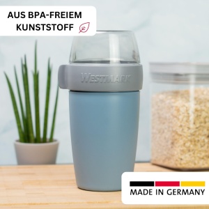Bol pentru muesli Westmark, 700 ml, BPA-free, albastru - Img 2