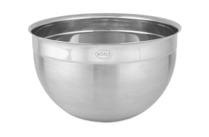 Bol ROSLE din otel inoxidabil 1810 8 cm argintiu cu margine pentru turnare precisa - Img 3