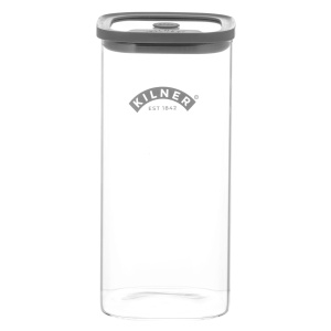 Borcan de depozitare Kilner FRESH STORAGE 1,5 litri, sticla borosilicata, cuadratic