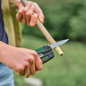 Bosch 16-in-1 Multi-Tool (multi-tool pentru bricolaj, outdoor si camping; Otel inoxidabil; Functie de blocare; Prindere moale; 16 functii: cleste; Surubelnita; Cutit; ferastrau etc.) - Img 5