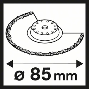 Bosch ACZ 85 RT3 Segmentsageblatt 85mm Multifunctional pentru Mortar si Flise - Img 7