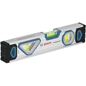 Bosch Professional Spirit Level 25 cm cu sistem magnet (lizibil de jur imprejur, carcasa din aluminiu, capace robuste) - Exclusive Set