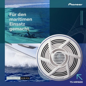 Boxa audio Pioneer TS-MR1600, 100W, 16 cm, marinetauglica, alba - Img 2