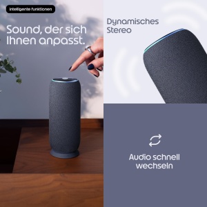 Boxa Bluetooth Motorola Moto Sound Flow, autonomie 11.5 ore, carbon - Img 5