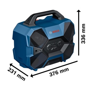 Boxa portabila Bosch Professional GPB 18V-6 C, Bluetooth, USB, Multi-Speaker Sound - Img 5