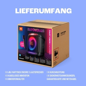 Boxa portabila JBL Partybox Encore 2, Bluetooth, 12 ore autonomie, Negru - Img 7