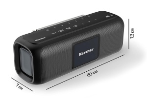 Boxa portabila Karcher DAB Go, Bluetooth, 5W, negru - Img 3