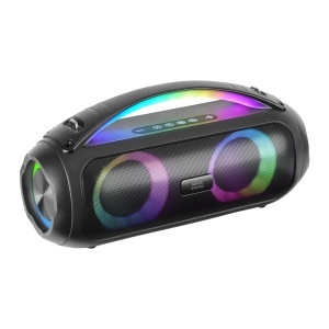 Boxa portabila Mars Gaming MS-Pulse, 50W RMS, Bluetooth, RGB, Negru