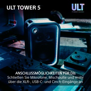 Boxa portabila Sony ULT TOWER 5, 300W, Bluetooth, cu lumini LED - Img 9