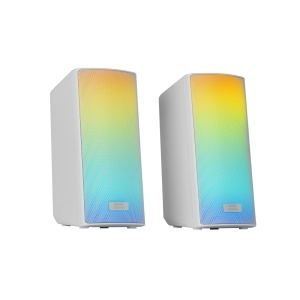 Boxe Bluetooth Mars Gaming MSRGB2, 15W, RGB, Alb - Img 1
