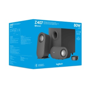Boxe Logitech Z407 cu Subwoofer, 80W, Bluetooth, Graphit - Img 8