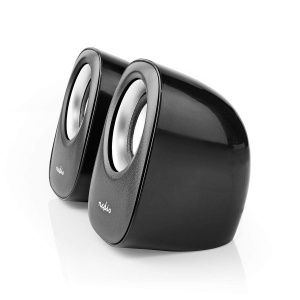 Boxe PC NEDIS 2.0, 12W, USB, NegruSilver - Img 7