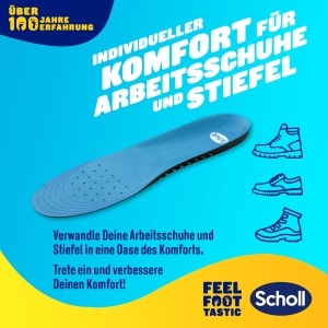 Branturi pentru incaltaminte Scholl GelActiv Work, barbati, confort zilnic, marime 40-46 - Img 3
