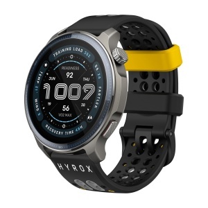 Bratara sport din silicon Amazfit HYROX, compatibila cu modele Balance 2, Bip 6, GTR 4, galbena - Img 2