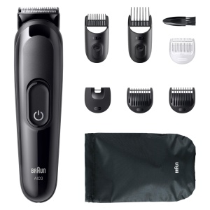 Braun All-in-One Series 3 AIO3545 Trimmer 8-in-1 Negru Rezistent la Apa - Img 6