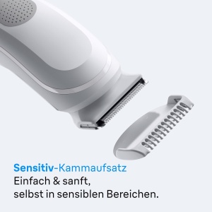 Braun Body Groomer Series 3, +6 accesorii, protectie suplimentara a pielii, durata de viata minima a bateriei, barbierit si tuns delicat, rezistent la apa, BG3575, gri - Img 4
