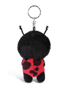 Breloc NICI Glubschis Marienkafer Lily May 9cm Negru Plus Moale - Img 2