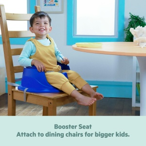 Bright Starts Disney Baby SuperSeat 3-in-1 Albastru Scaun Activitati si Masa pentru Copii 6 Luni - 3 Ani - Img 8