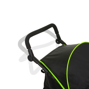 Buggy pentru copii Hauck Runner, 3 roti, XL Luftrreifen, NegruGalben - Img 6