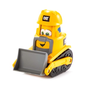 Buldozer Caterpillar 82447A, 18 cm, cu sunete si expresii animate