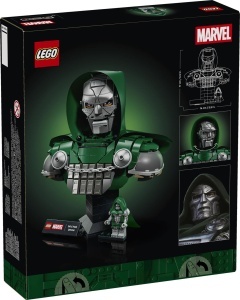 Busta LEGO Marvel Doctor Doom 76345, 1403 piese, cu minifigurina, decorativa - Img 9