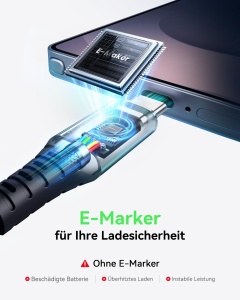 Cablu USB-C INIU, 100W, 2m, incarcare rapida pentru iPhone si laptopuri - Img 8