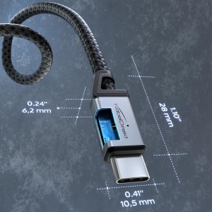 Cablu USB C KabelDirekt, 2m, 60W, negru, incarcare rapida - Img 3