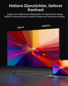 Cablu USB-C la HDMI Belkin AVC012BT2MBK, 2m, 8K la 60Hz, 4K la 144Hz - Img 4