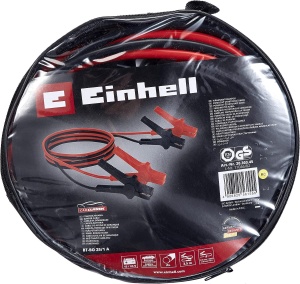 Cabluri pentru pornire Einhell BT-BO 251 A 35m pentru motoare pe benzina si diesel cu clesti izolati - Img 5