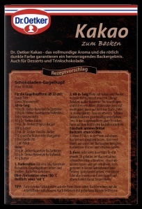 Cacao pentru coacere Dr. Oetker, 11 x 100 g, fara zahar adaugat, aroma intensa - Img 7