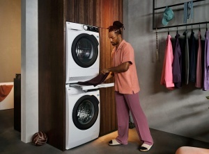 Cadru de legatura AEG pentru spalator si uscator, 60cm, suport 15kg, fara gauri - Img 7