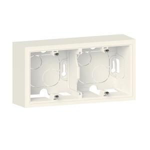 Cadru pentru montaj pe perete Legrand DOOXIE LEG95293, 2 locuri, alb