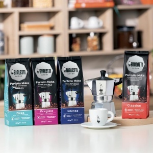 Cafea Macinata Bialetti Perfetto Moka Deka, 250g, Aroma de Cereale, Fara Cofeina - Img 4