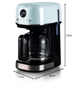 Cafetiera Ariete Moderna 1318, Cafea autentica, Filtru pentru 1 sau 2 cani, Maxi cappuccino, Oprire automata, Rasnita de cafea cu capacitate de 250 g, Alb - Img 8