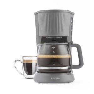 Cafetiera automata Progress Mellow, 1.5 L, 750 W, gri, functie anti-picurare