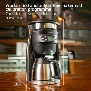 Cafetiera cu filtru Behmor Brazen Plus, 8 cesti, temperatura reglabila, cana termica din inox - Img 2