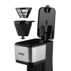 Cafetiera cu filtru Princess 246030, 0.75 litri, 600W, negruargintiu - Img 2