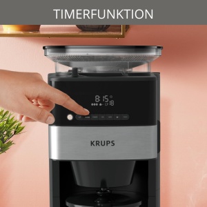 Cafetiera Krups KM8328 Grind Aroma Rasnita Integrata Timer 24h 125L Negru - Img 4