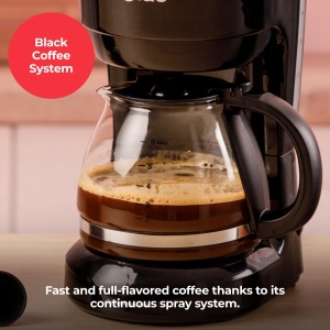 Cafetiera Solac Coffee 4 You Mini, 0.75 L, 600 W, Filtru Permanent, Negru - Img 7