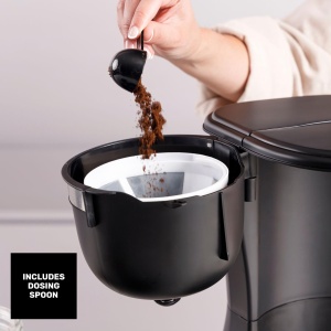 Cafetiera Taurus Verona 6, 600 W, 600 ml, Filtru Permanent, Negru Mat - Img 5
