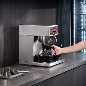 Cafetiera VEVOR FRB-286-BD3 12 Cesti 3 Carafe Sticla Inox - Img 8