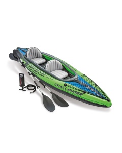 Caiac gonflabil Intex, verde, 351 x 76 x 38 cm - Img 4