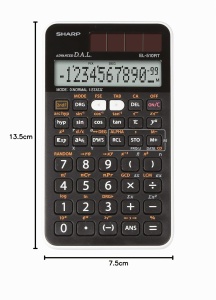 Calculator stiintific SHARP EL-510RT, 169 functii, alimentare solara, alb - Img 2