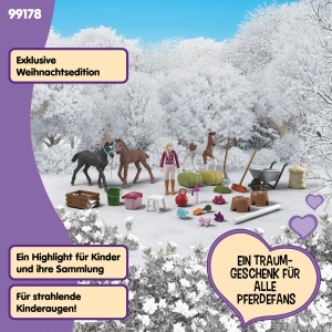 Calendar de Advent Schleich Horse Club cu 3 Fohlen, pentru copii de la 5 ani - Img 6