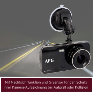 Camera auto AEG Dashcam DC 2, Full HD, display IPS de 4, cu asistenti de siguranta - Img 8