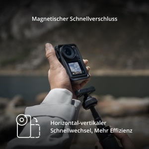 Camera de actiune DJI Osmo Action 4, 4K120fps, combo esential, 1 acumulator - Img 4