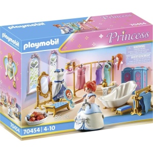 Camera de imbracat PLAYMOBIL 70454 cu baie, 86 piese, pentru copii de la 4 ani